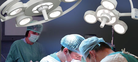 LED lamp for operating room image of a LED lamp for operating room